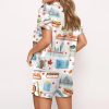 Chicago City Silky Satin Pajama Set 2