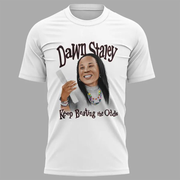 Coach Dawn Staley Gamecocks Keep Beating The Odds Shirt 2