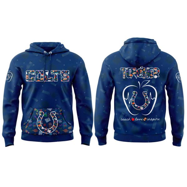 Colts Teacher Appreciation 2025 Hoodie Joggers Cap