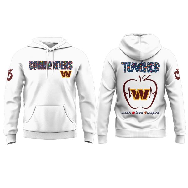 Commanders Teacher Appreciation 2025 Hoodie