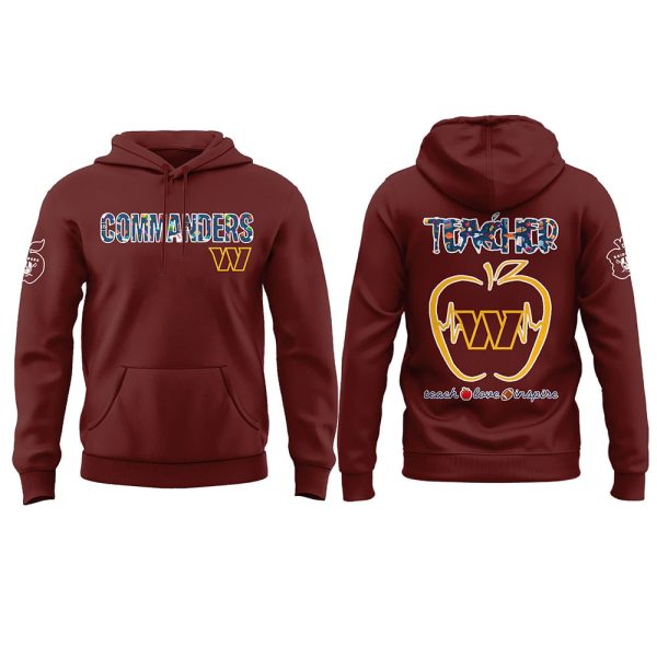 Commanders Teacher Appreciation 2025 Hoodie 2