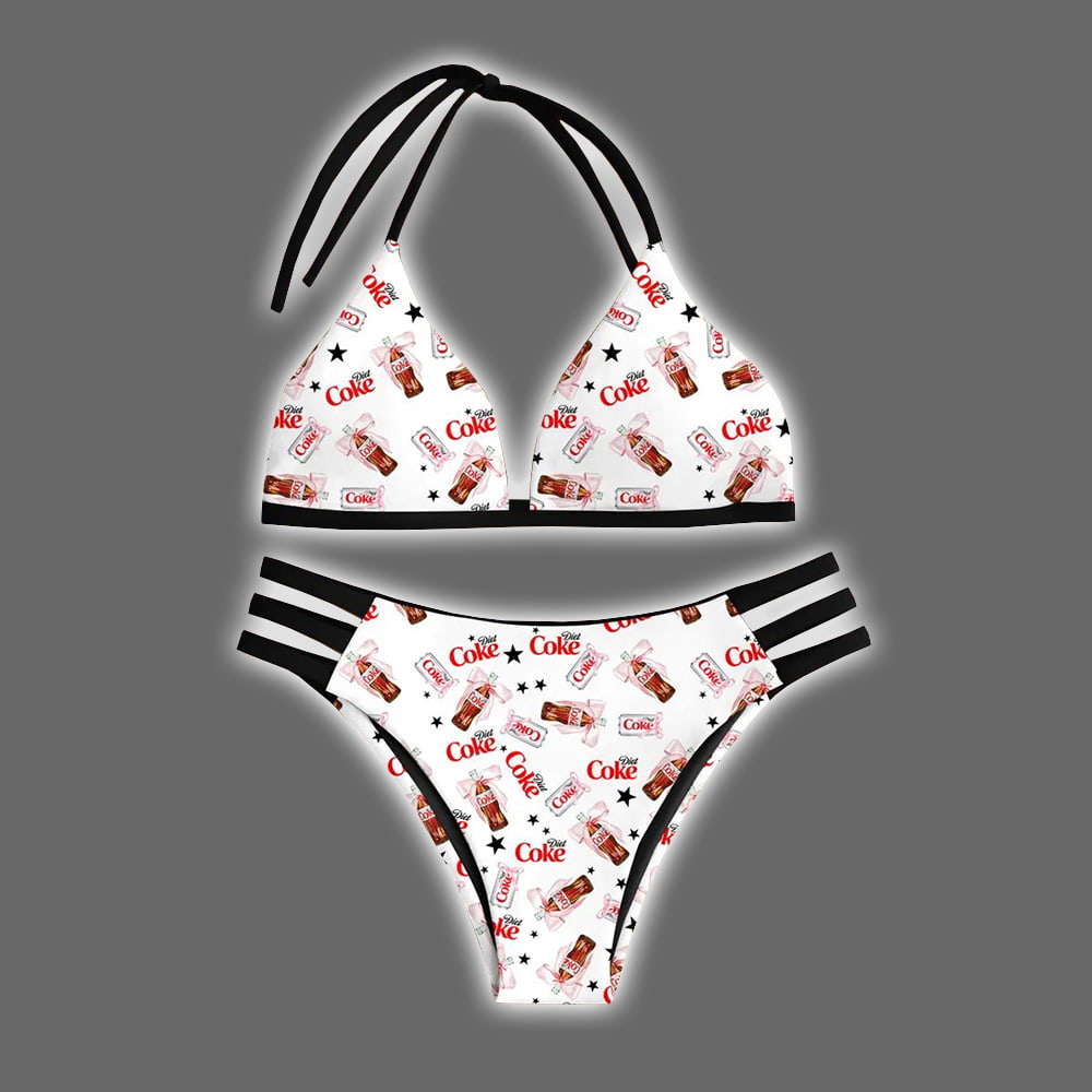 Coquette Diet Drink Beach Lover Summer Bikini Set Coquette Diet Drink Beach Lover Summer Bikini Set
