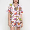 Coquette Seashell Satin Pajamas Set
