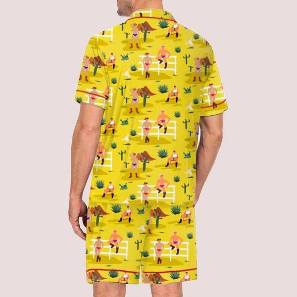 Cowboys Are Too Hot For Jeans Pride Month Love Is Love Print Pajama Set 3
