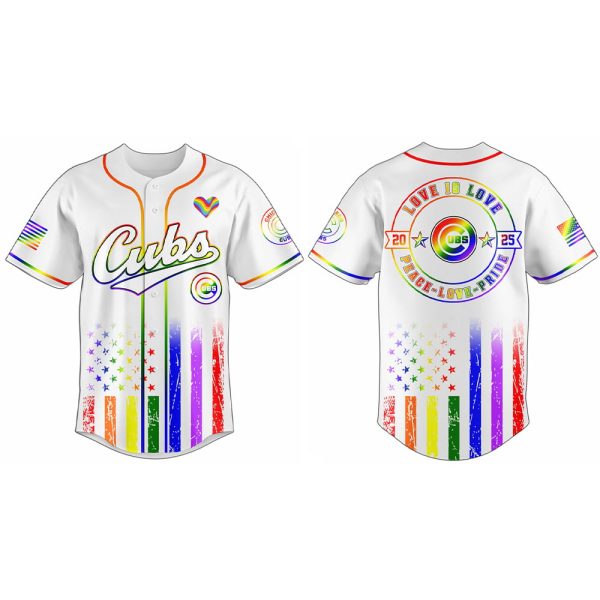 Cubs Happy Pride Month Jersey 2025