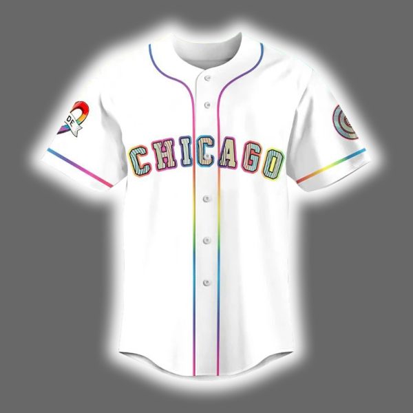 Cubs LGBTQ Pride Night 2025 Jersey 2