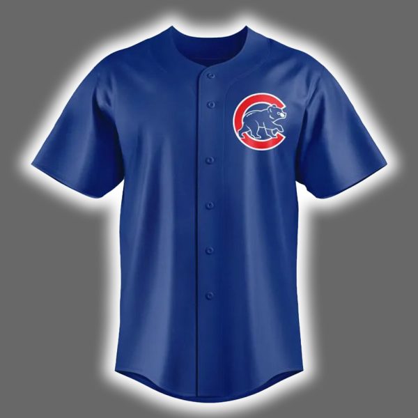 Cubs Pope Leo XIV Blue Baseball Jersey 2