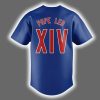Cubs Pope Leo XIV Blue Baseball Jersey 3