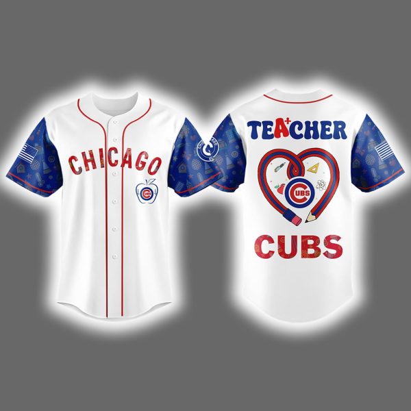 Cubs Teacher Appreciation Week Jersey 2025