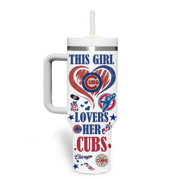 Cubs This Girl Lovers Her Tumbler 2