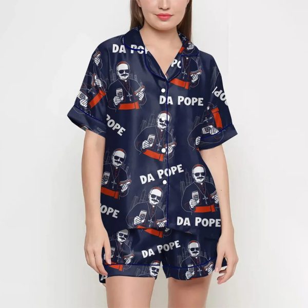 Da Pope Chicago Satin Pajamas Set