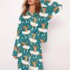 Dachshund Ballet Art Satin Pajama Set
