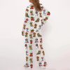 Dachshund Christmas Dog Satin Pajama Set 3