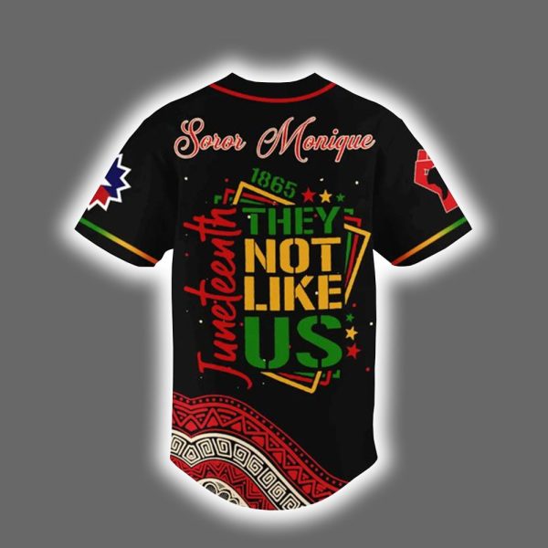 Delta Sigma Theta Juneteenth Day They Not Like Us 2025 Jersey 3