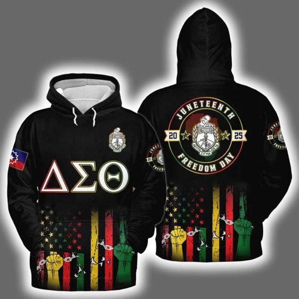 Delta Sigma Theta Juneteenth Freedom Day 2025 Shirt 2