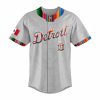 Detroit 2025 Mexican Heritage Night Gray Jersey 2