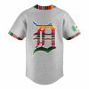 Detroit 2025 Mexican Heritage Night Gray Jersey 3