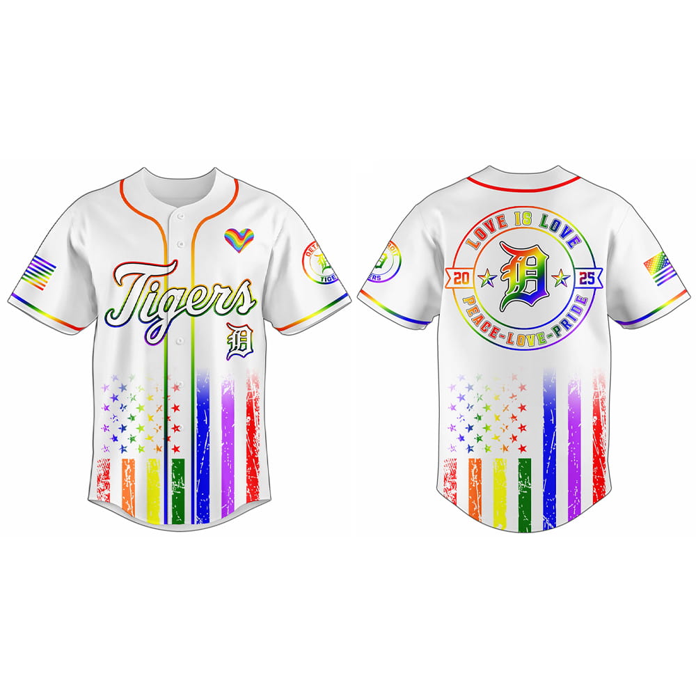 Detroit Happy Pride Month Jersey 2025 Detroit Happy Pride Month Jersey 2025