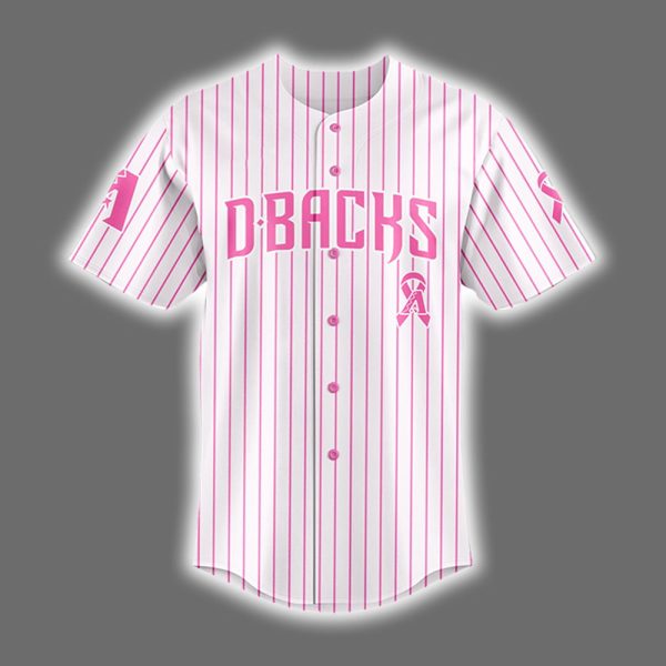 Diamondbacks 2025 Breast Cancer Awareness Game Night Jersey 2