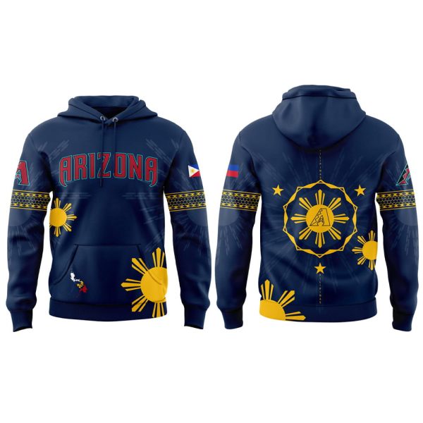 Diamondbacks Filipino Heritage Night 2025 Hoodie Joggers Cap