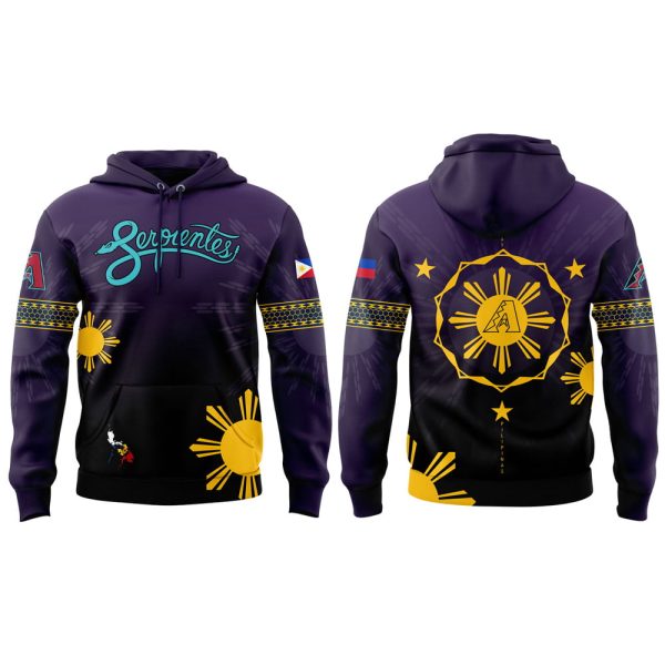 Diamondbacks Filipino Heritage Night City Connect 2025 Hoodie Joggers Cap