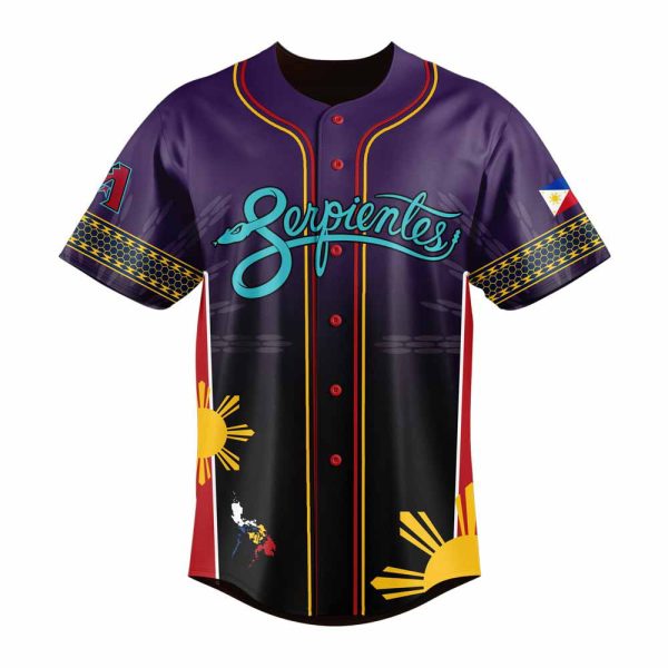 Diamondbacks Filipino Heritage Night City Connect 2025 Jersey 2