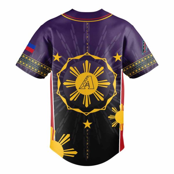 Diamondbacks Filipino Heritage Night City Connect 2025 Jersey 3