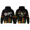 Dodgers 2025 Juneteenth Freedom Day Hoodie Joggers Cap