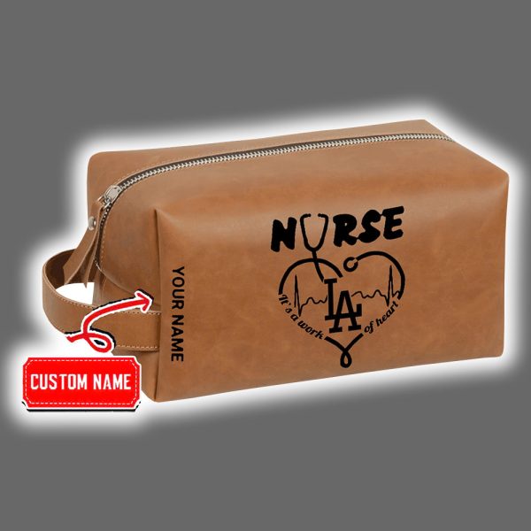 Dodgers 2025 Nurses Night Leather Clutch Bag