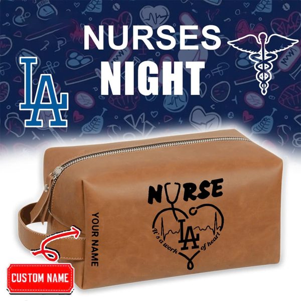 Dodgers 2025 Nurses Night Leather Clutch Bag 2