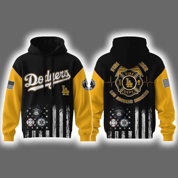 Dodgers First Responders Night Hoodie Joggers Cap 2025