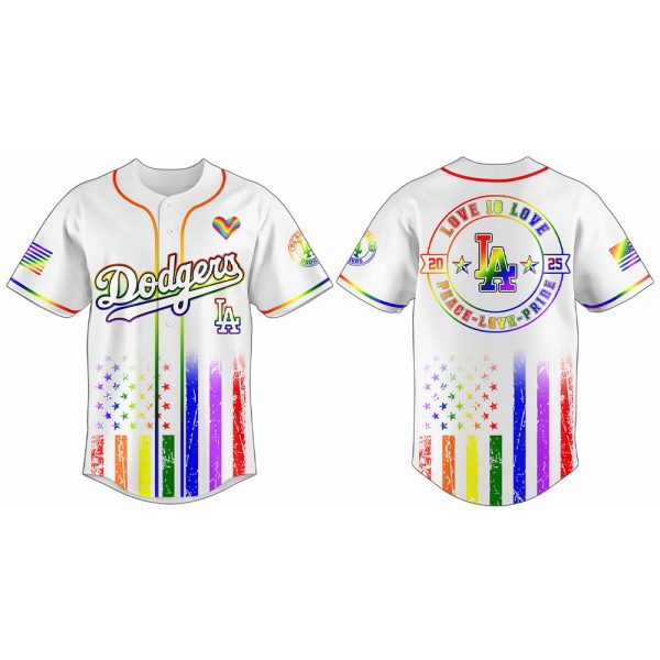Dodgers Happy Pride Month Jersey 2025