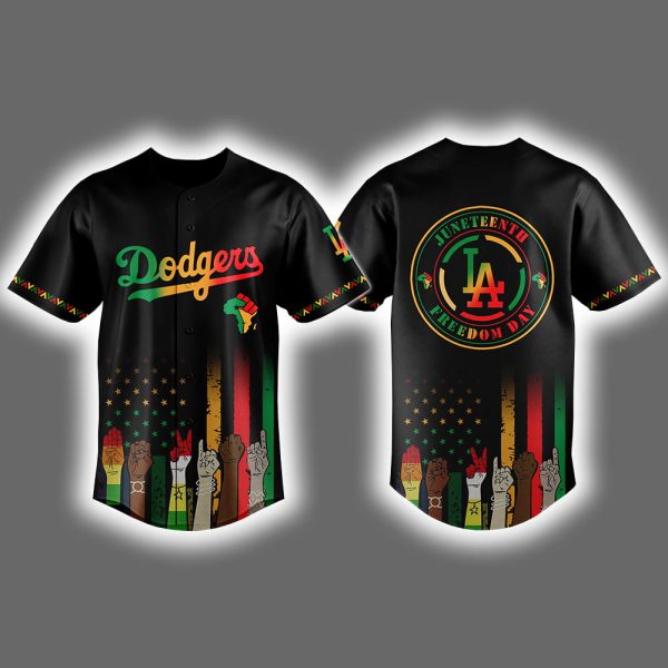 Dodgers Juneteenth Freedom Day 2025 Jersey