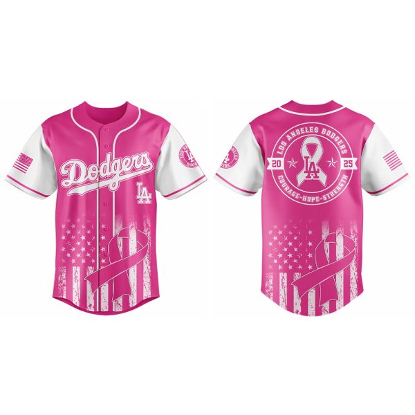 Dodgers Pink Out The Park Jersey 2025
