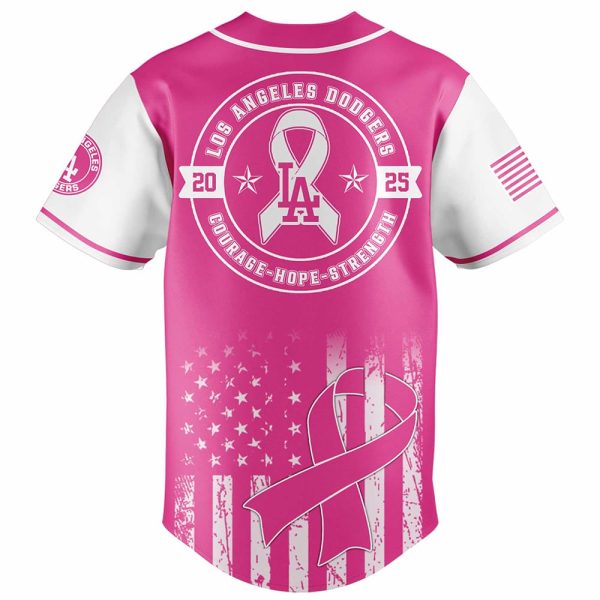 Dodgers Pink Out The Park Jersey 2025 3
