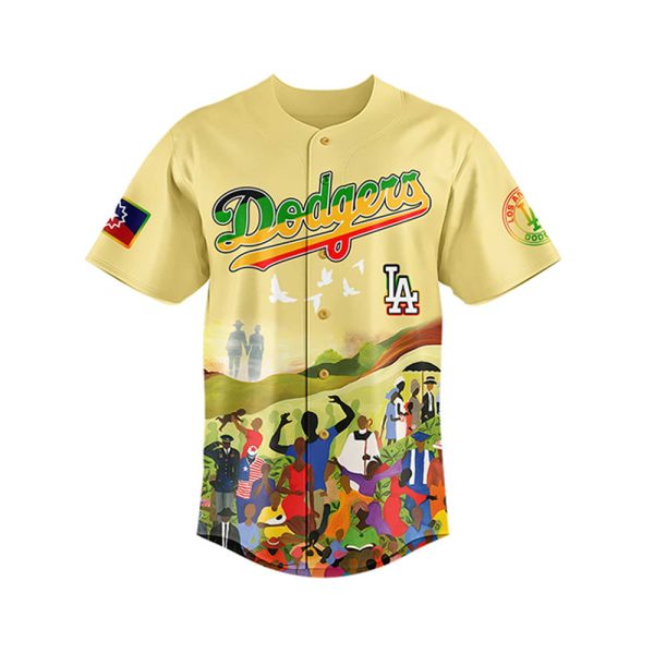 Dodgers x Juneteenth Freedom Day Jersey 2025 2
