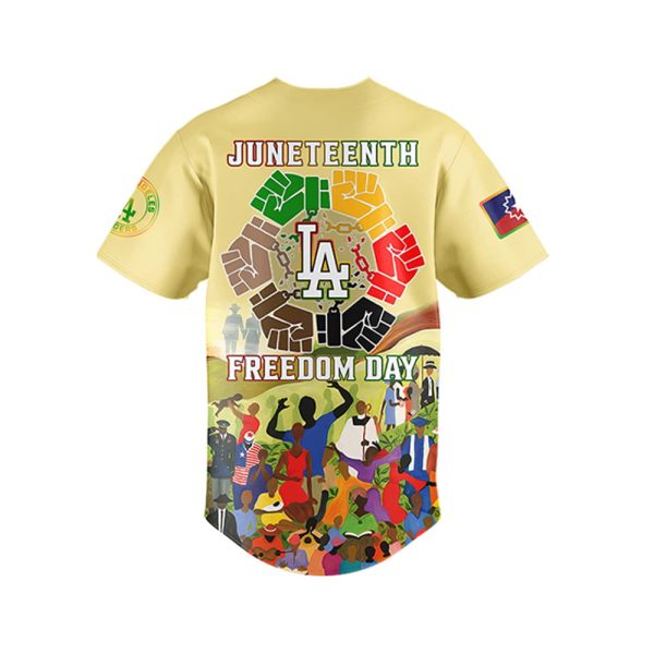 Dodgers x Juneteenth Freedom Day Jersey 2025 3
