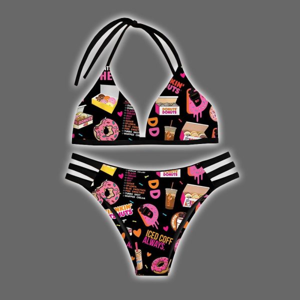 Donuts Swimwear Summer Bikini Set