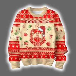 Delta Sigma Theta Ugly Christmas Sweater