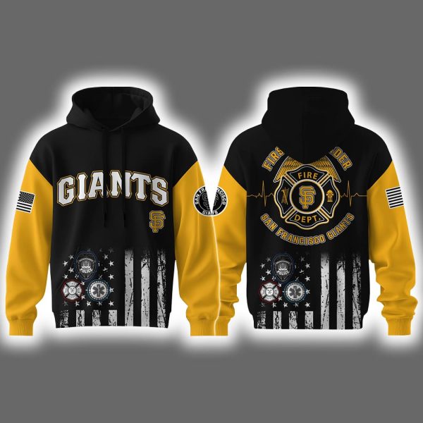Giants First Responders Night Hoodie Joggers Cap 2025