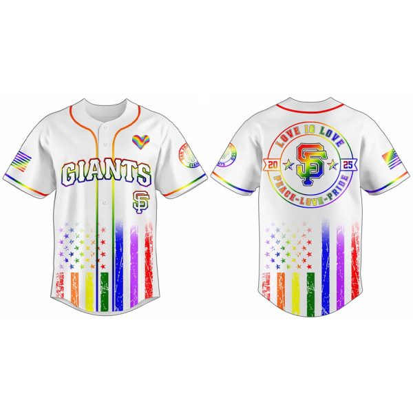 Giants Happy Pride Month Jersey 2025