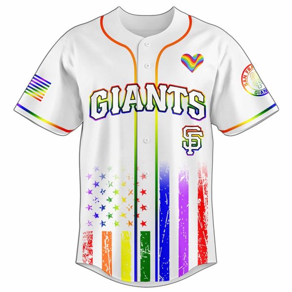 Giants Happy Pride Month Jersey 2025 2