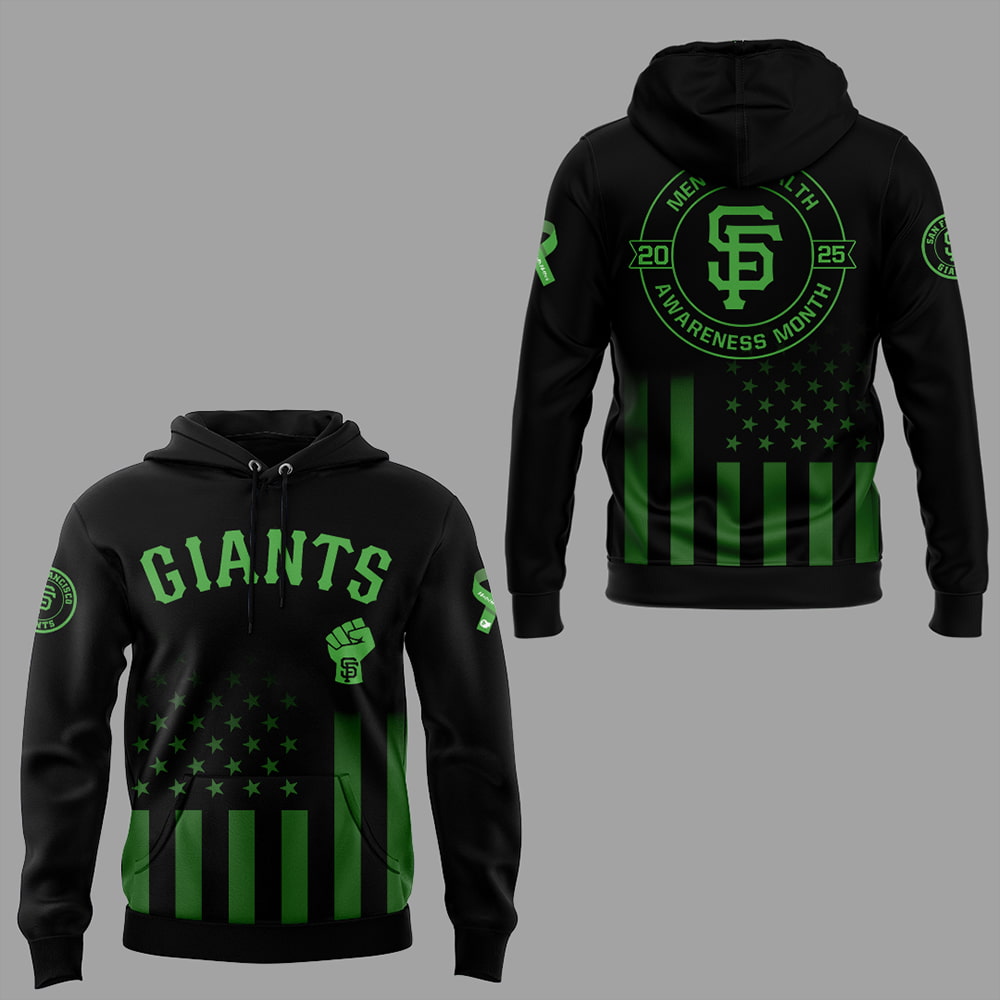 Giants Mental Health Awareness Month 2025 Hoodie Joggers Cap Giants Mental Health Awareness Month 2025 Hoodie Joggers Cap