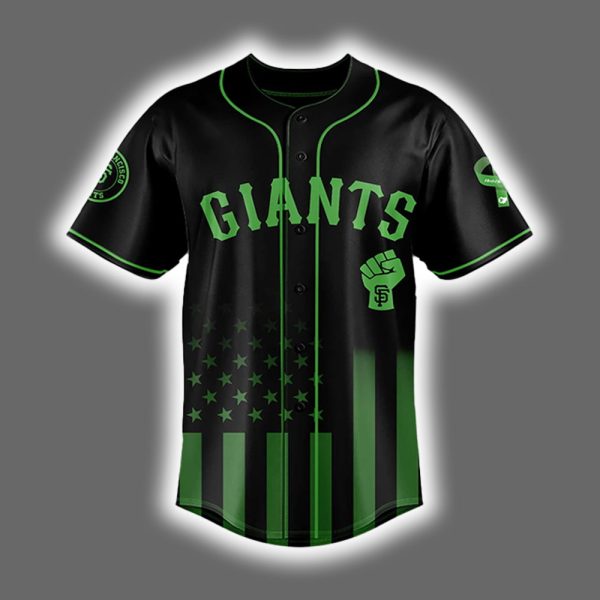 Giants Mental Health Awareness Month 2025 Jersey 2