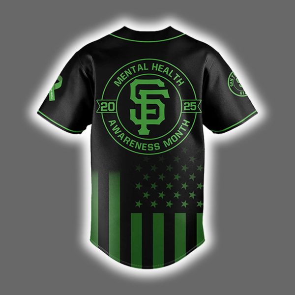 Giants Mental Health Awareness Month 2025 Jersey 3