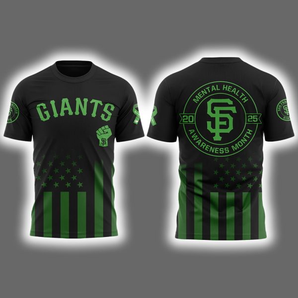 Giants Mental Health Awareness Month 2025 Shirt