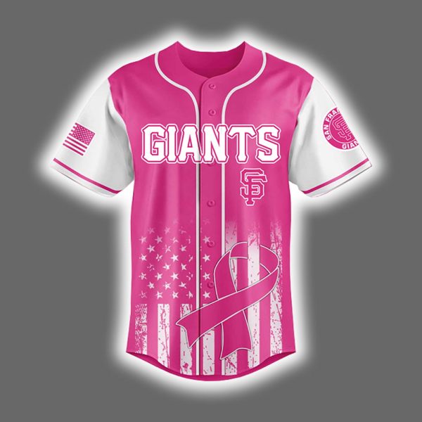 Giants Pink Out The Park Jersey 2025 2