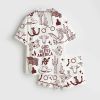 God Bless America Short Pajama Set 2