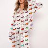 Halloween Dachshund Satin Pajama Set