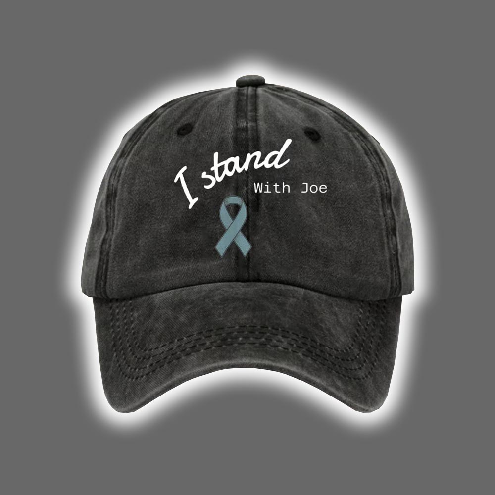 I Stand With Joe Stay Strong Prostate Cancer Awareness Print Baseball Cap I Stand With Joe Stay Strong Prostate Cancer Awareness Print Baseball Cap